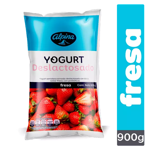 Yogurt Alpina Desl Bols X900 Fresa