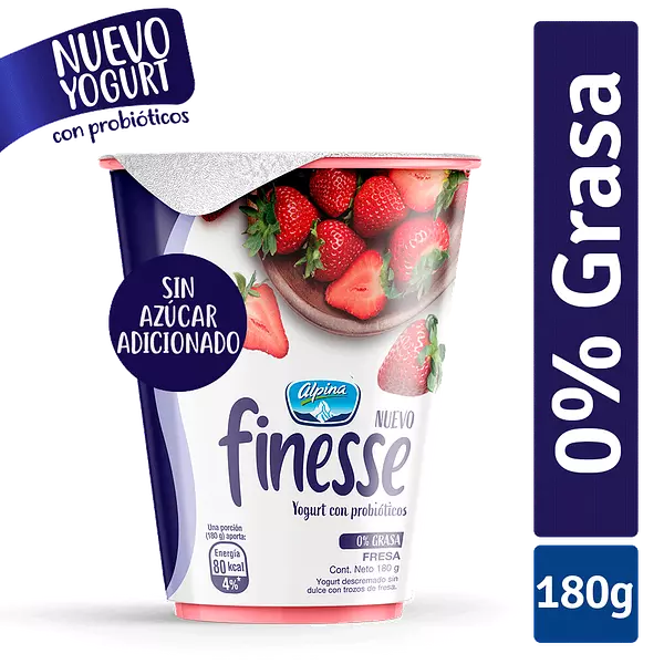 Yogurt Finesse Fresa180gr