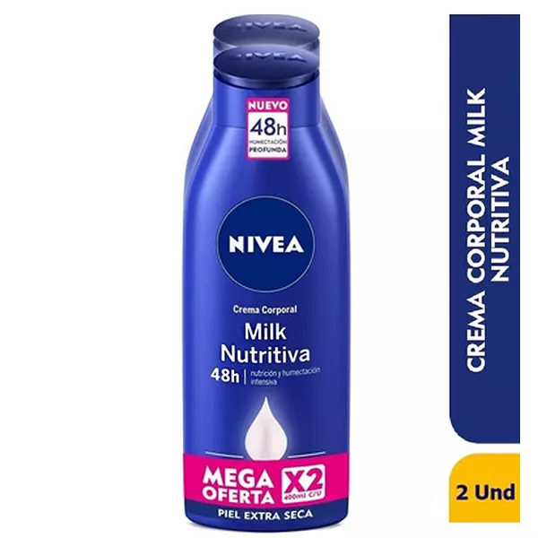 Crema Nivea Nutrv Presp 2x400ml