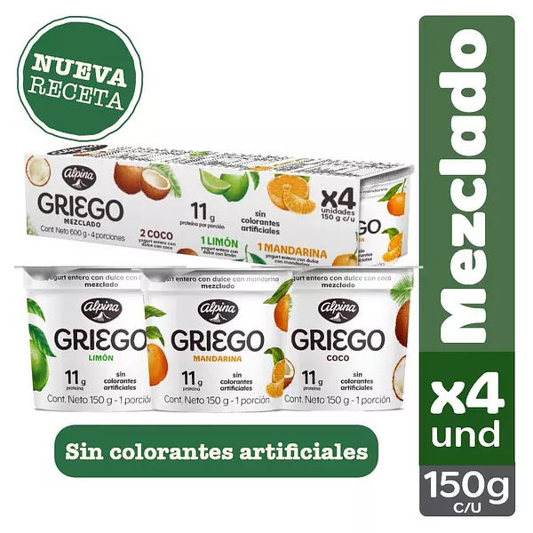 Mplx4 Yog Griego Multisabor Mezc 150g