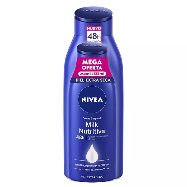 Cr Nivea Body Milk 250ml+ Nivea 125ml