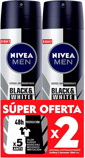 Of2 Deo Spray Nivea B&W Homb X150 Ml