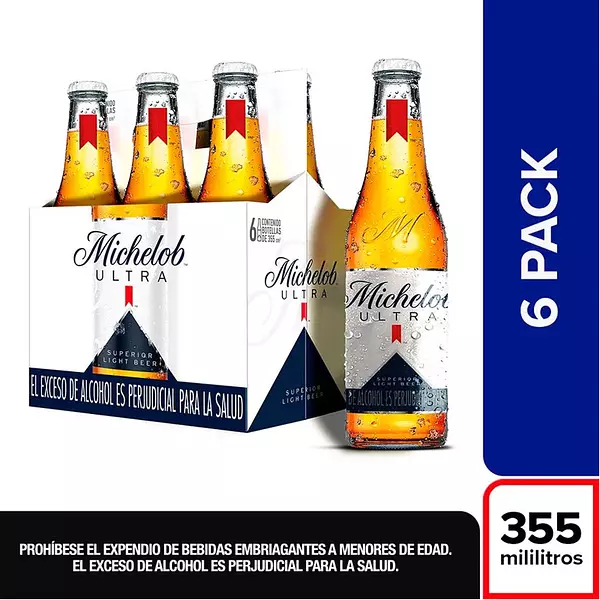 Cerveza Michelob Ultra 355mlx6unds