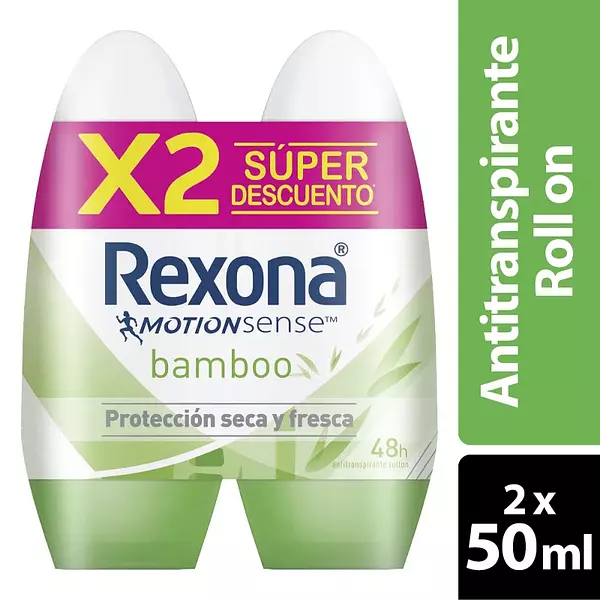 Deo Rexona Rollon Bamboo X53gr X2