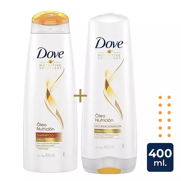 Dove Sh Oleo 400ml+Ac400 Ml