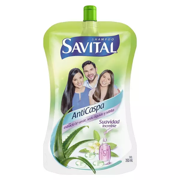 Sh Savital Caspa Te y Seda 350ml