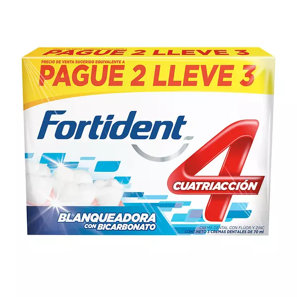 Cr D Fortident Blanq 3x70ml