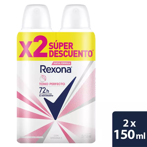 Deo Rexona Aer Tono Perf 2x150ml