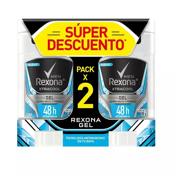 Desod Rexona Gel Xtracoo 2x80gr