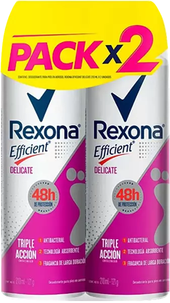 Deo Rexona Aer Efficent Delic 2x210ml