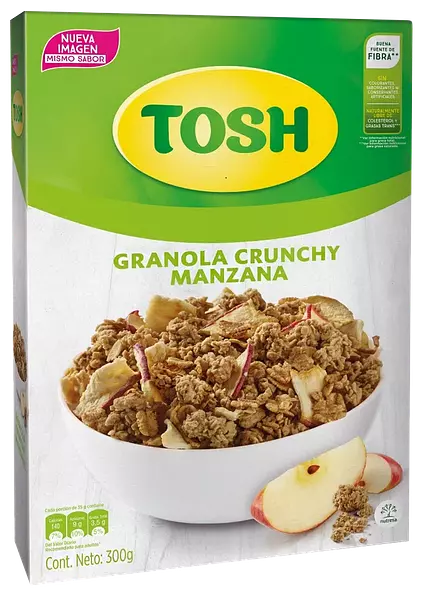 Cereal Tosh Manzana X300gr