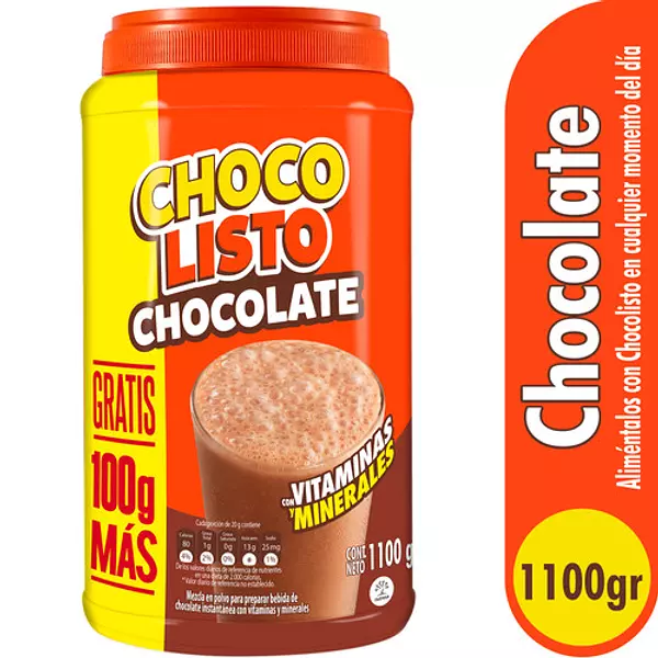 Chocolisto X1100gr 10% Extrac