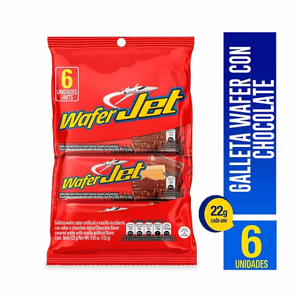 Waferjet 22g X6 Vainillax 132gr