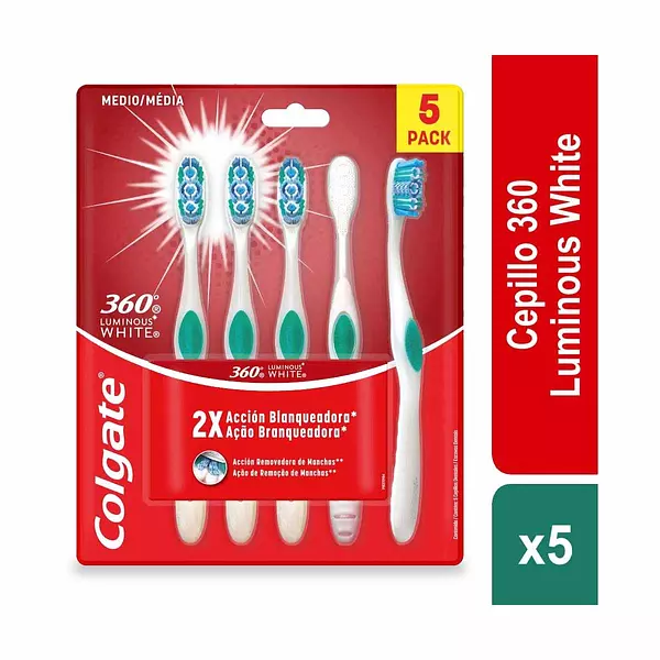 Tb Colgate 360 Luminous 5pack x 5 Und