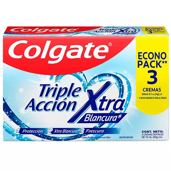 Crema Colgate Traccion Extrwhite 75mlx3