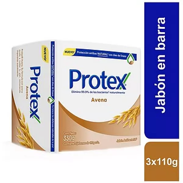 Jabon Protex Avena 3 x 110gr