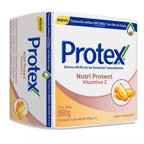 Jabon Protex Vitaminae 3x120gr