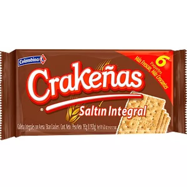 Galletas Crakeñas Saltin Inte X6x 192gr