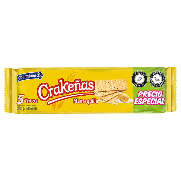 Galletas Crakeñas Mante 5 Tc 405gr