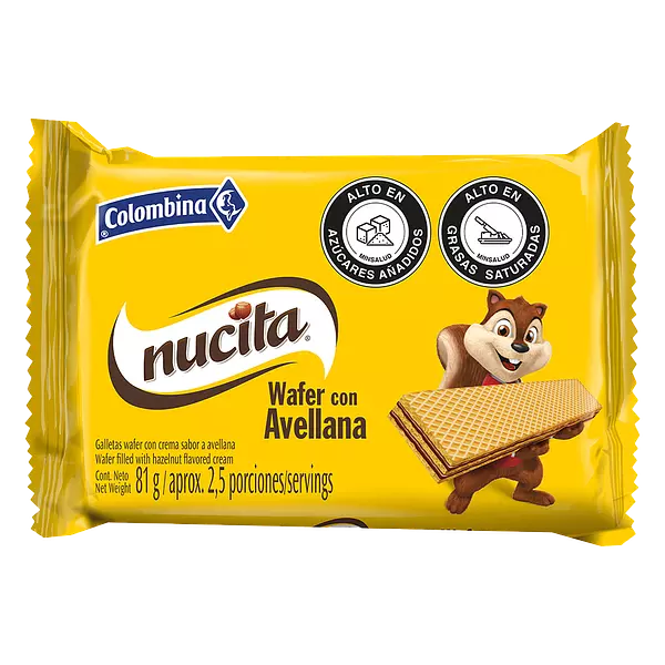 Galletas W Nucita Mini Taco Refdx 81gr