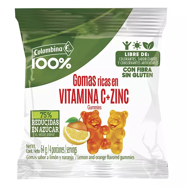 Gomas 100% Vitamina C 72g