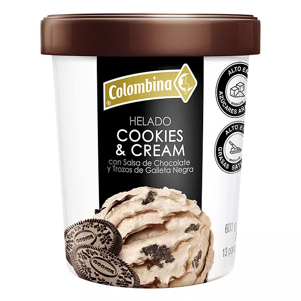 Hld Cookies & Cream Colomb 600gr