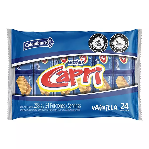 Galleta Capri Vainilla 24und