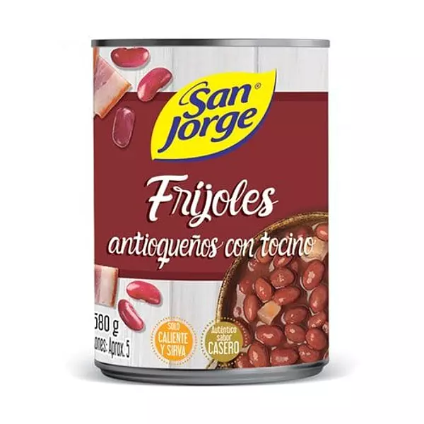 Frijol Antioq con Tocin San Jorge 580g