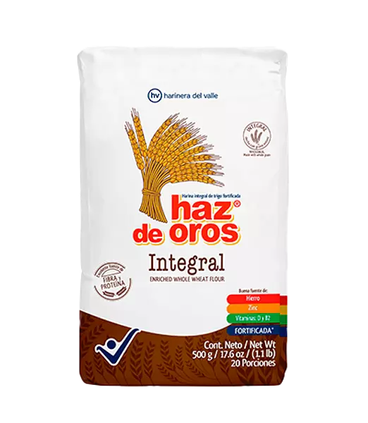 Harina Integral Haz de Oros X500gr