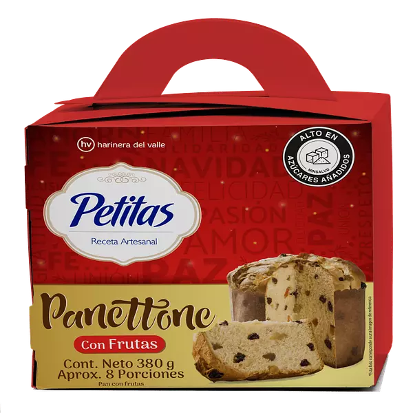 Panettone Petitas Frutas 380g