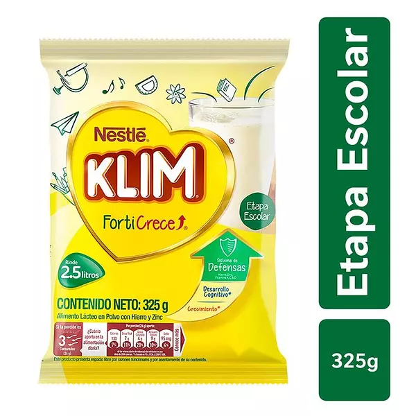 Leche Klim Forticree X325gr