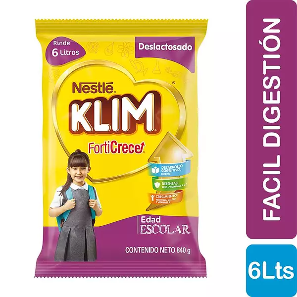 Alim Lacteo Klim Forticrece Deslct 840gr