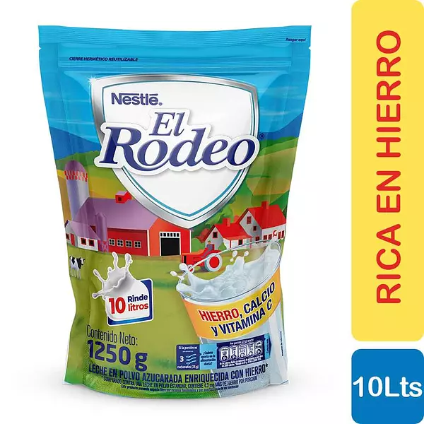 Leche Polvo El Rodeo 1250g