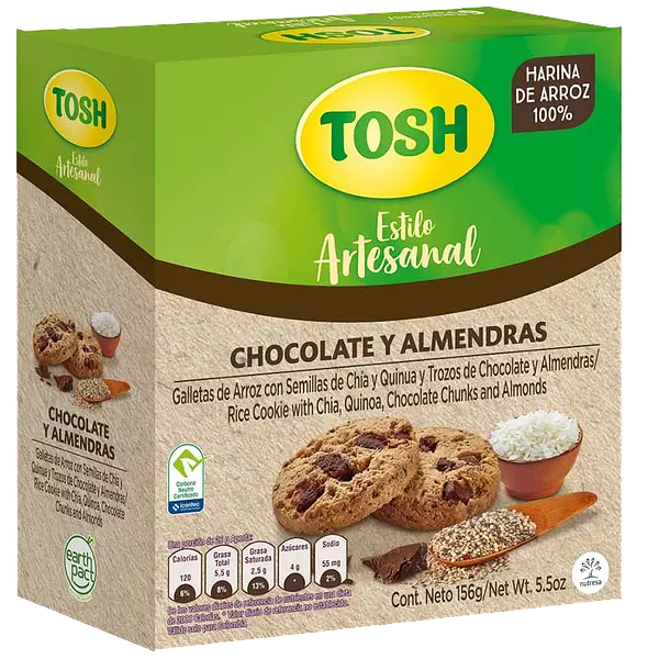 Galletas Tosh Arroz Chocolx156