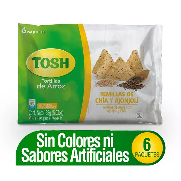 Pasab Tosh Arroz Chia Ajon 68gr