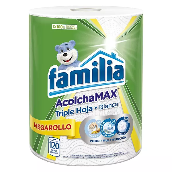 Toalla Flia Acolchamax Bl x 120 Und