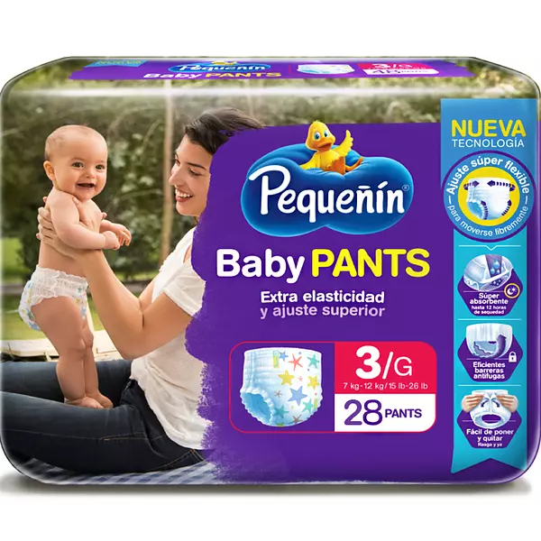 Pañal Pequeñin Baby Et3 X28