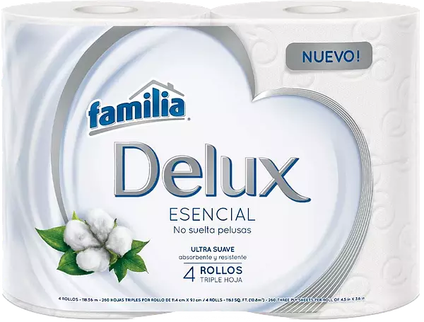 Papel Higiénico Familia Delux 4 Rollos