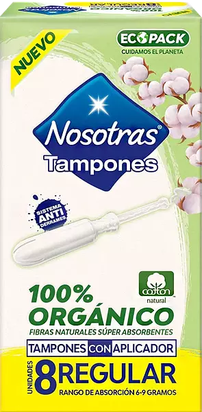 Tampon Nosot Aplicd Org Rg X8