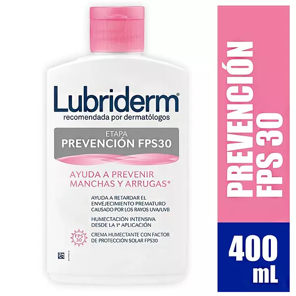 Lubriderm Prevencion Uv30 X400ml