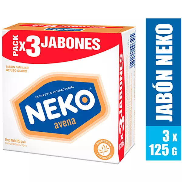 Jabon Neko Avena X125grx3