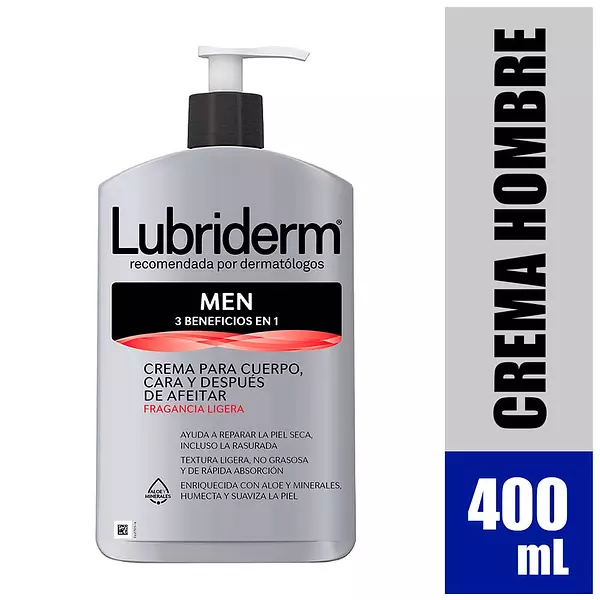 Crema Lubriderm Men Vlav x 400 Ml