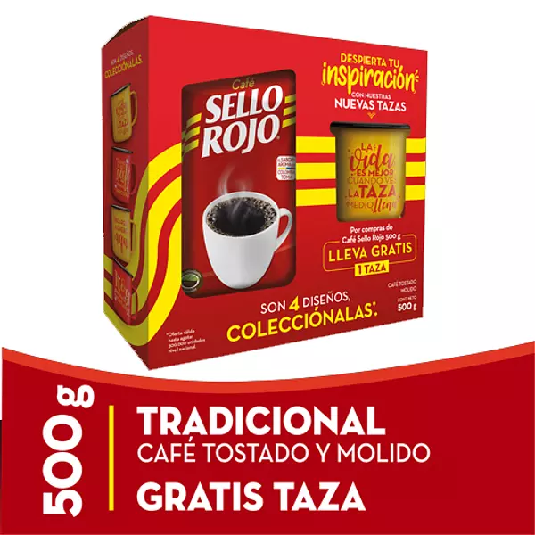 Cafe Sello Rojo 500gr Gts Mug