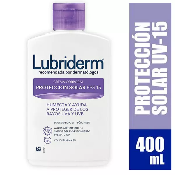 Crema Lubriderm Uv15 X400 Ml