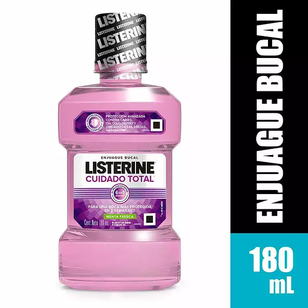 Listerine Cuidado Total X180 Ml