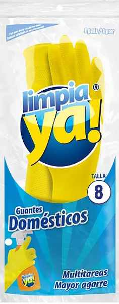 Guante Limpiaya Amarillo T 8