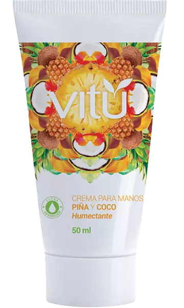 Crema Vitu Manitos Piña Coco