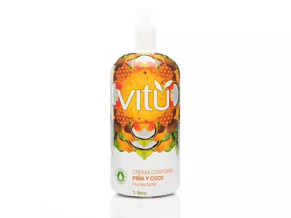 Crema Vitu Litro Piña Coco