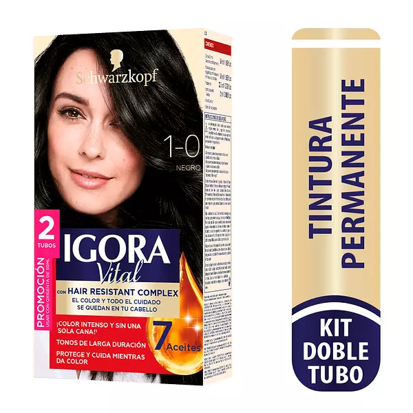 Tinte Igora Vital 1-0 Negro