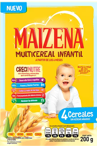 Maizena Multicer Bebe 200gr